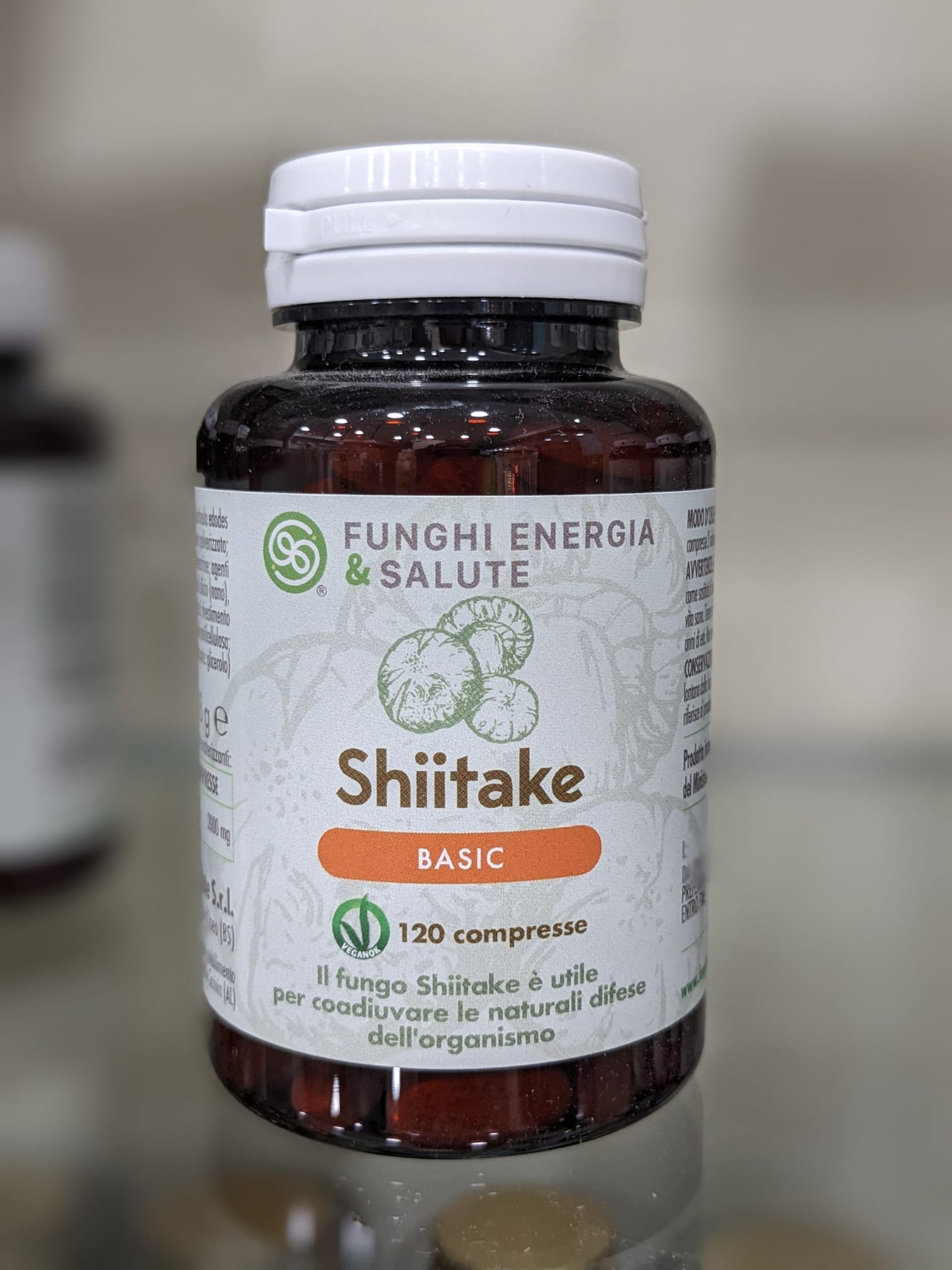Shiitake - Linea Basic - 120 compresse